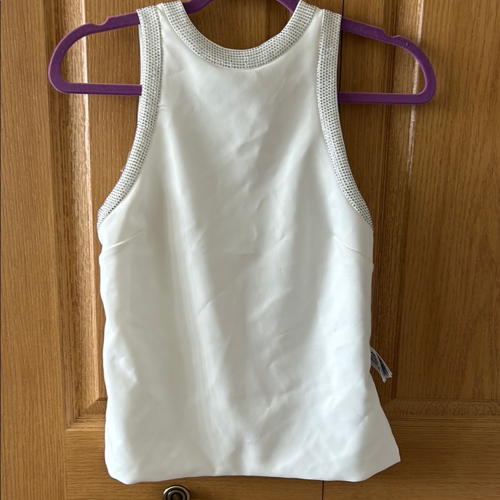 Zara Rhinestone Sleeveless Top